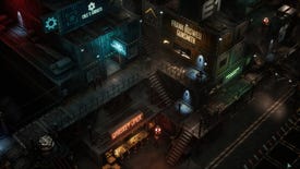 A zoomed out view of a market in Colony Ship