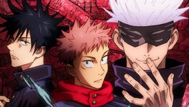 Megumi Fushiguro, Yuji Itadori and Satoru Gojo in Jujutsu Kaisen artwork