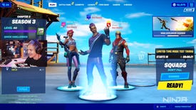 Ninja is streaming on YouTube now
